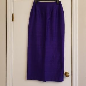 100 Percent Silk Vintage Skirt Size 8 Worn Once